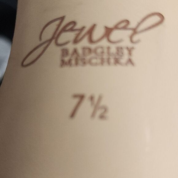 Jewel Badgley Mishka Giona Embellished Evening Shoe Size 7.5 New - Picture 12 of 12